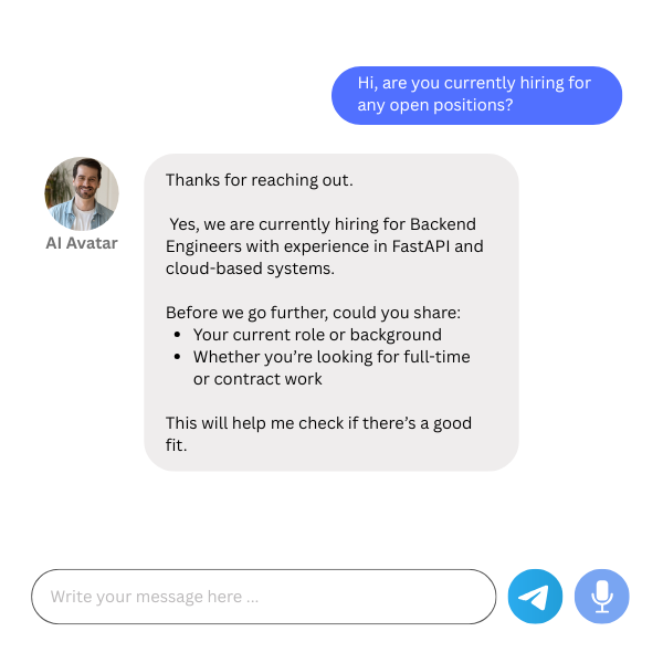 Conversation example 1